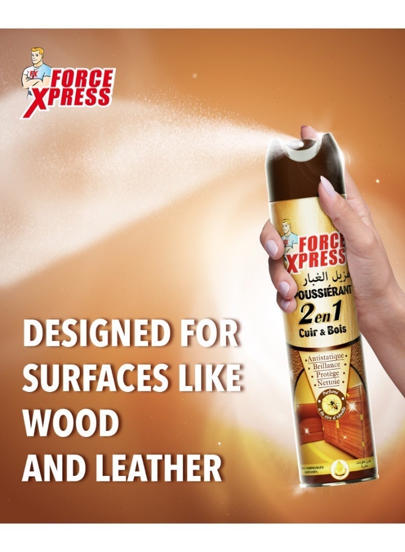  فورس إكسبرس مزيل الغبار خشب وجلد 300 مل فورس إكسبرس - Image 3